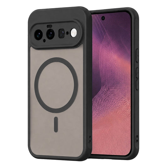 Coque MagSafe pour Google Pixel 11, Techsuit, HaloFrost II, Noire