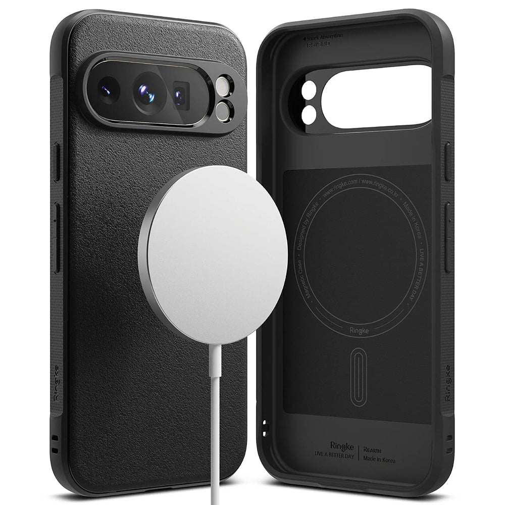 Coque MagSafe pour Google Pixel 9 Pro, Ringke, Onyx, Noire
