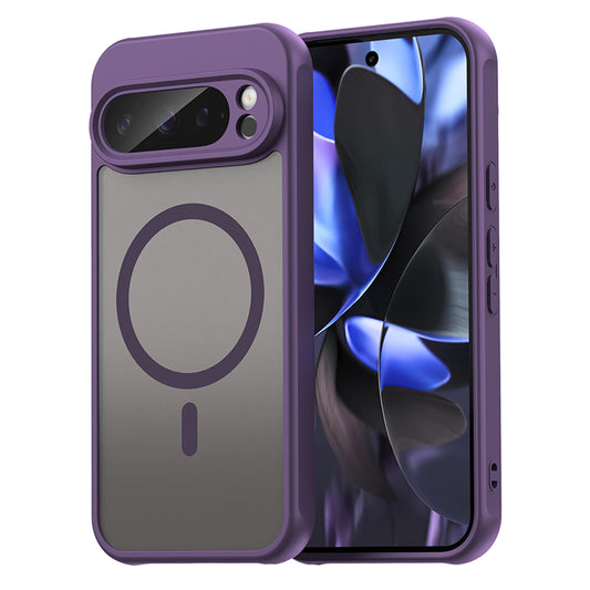 Coque MagSafe pour Google Pixel 9 Pro, Techsuit, HaloFrost II, Violet