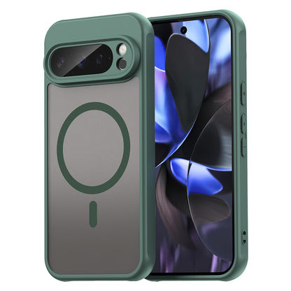 Coque MagSafe pour Google Pixel 9 Pro, Techsuit, HaloFrost II, Vert
