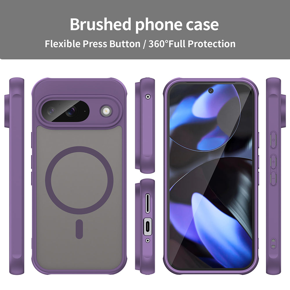 Coque MagSafe pour Google Pixel 9, Techsuit, HaloFrost II, Violet