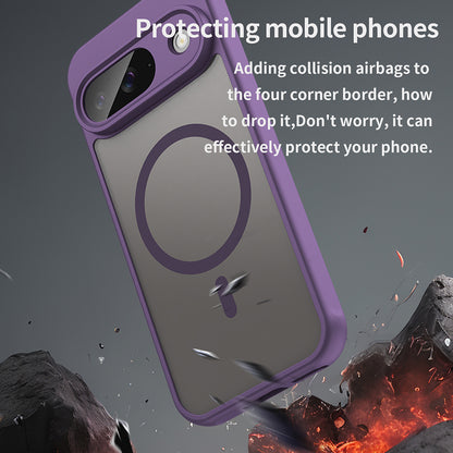 Coque MagSafe pour Google Pixel 9, Techsuit, HaloFrost II, Violet