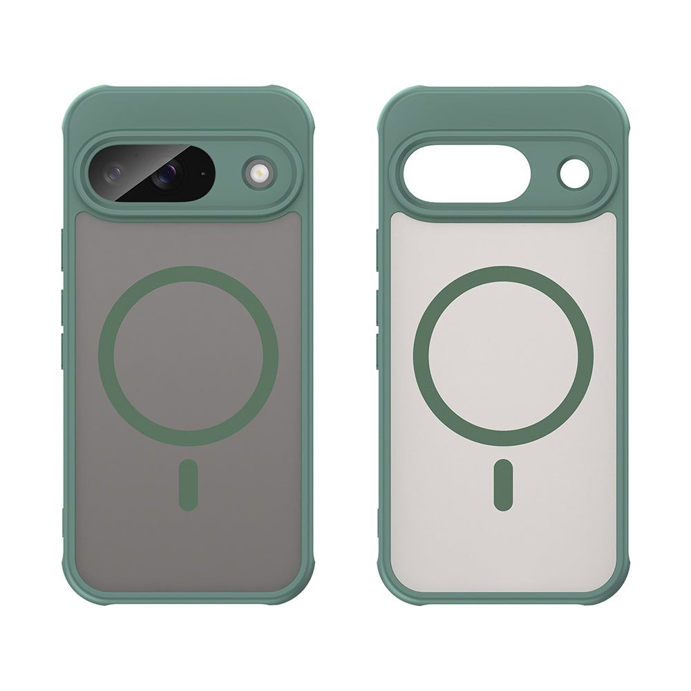 Coque MagSafe pour Google Pixel 9, Techsuit, HaloFrost II, Vert