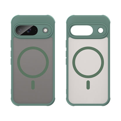 Coque MagSafe pour Google Pixel 9, Techsuit, HaloFrost II, Vert