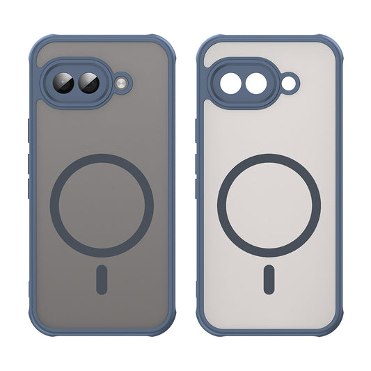 Coque MagSafe pour Google Pixel 9a, Techsuit, HaloFrost II, Bleu marine