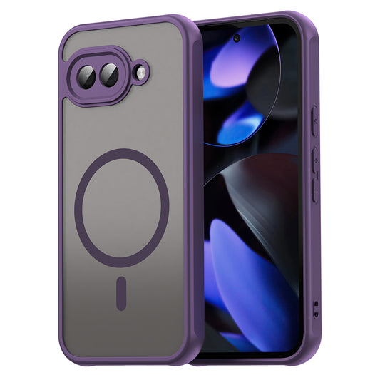 Coque MagSafe pour Google Pixel 9a, Techsuit, HaloFrost II, Violet