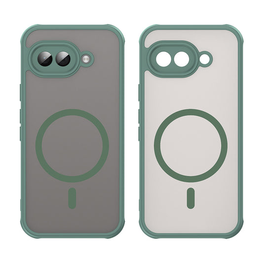 Coque MagSafe pour Google Pixel 9a, Techsuit, HaloFrost II, Vert