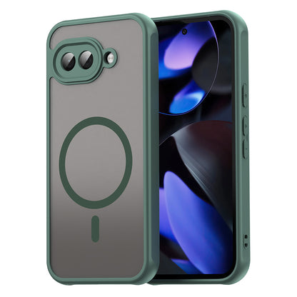 Coque MagSafe pour Google Pixel 9a, Techsuit, HaloFrost II, Vert