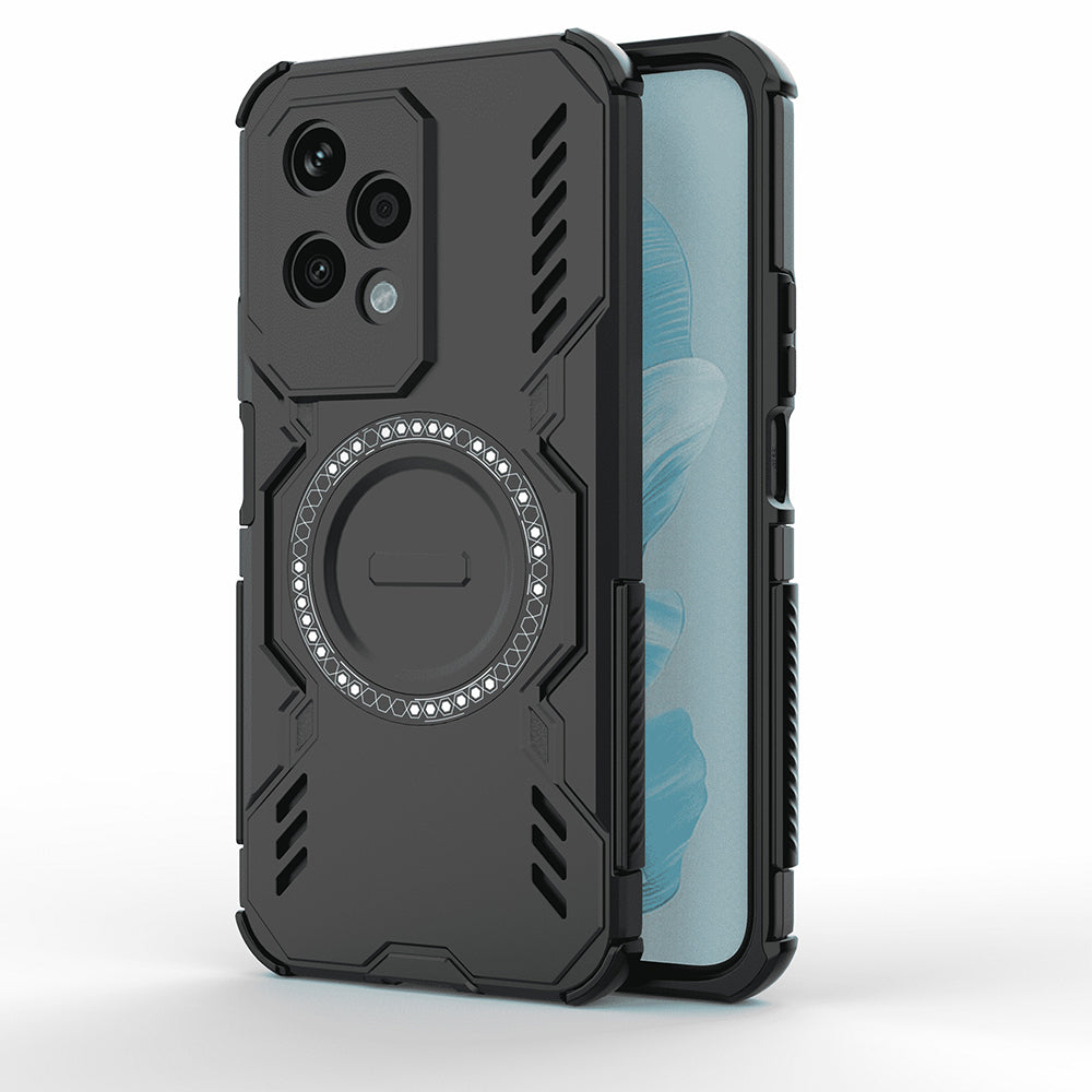 MagSafe Case for Honor 200 Lite, Techsuit, ArmorMag, Black