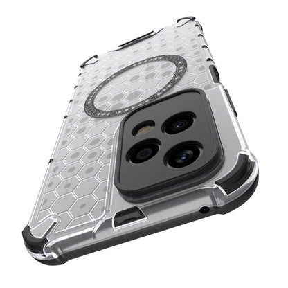 MagSafe Case for Honor 200 Lite, Techsuit, HoneyComb Shield, Black