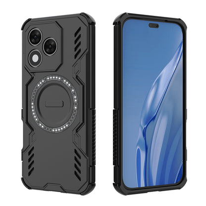 Coque MagSafe pour Honor 400 Lite, Techsuit, ArmorMag, Noire