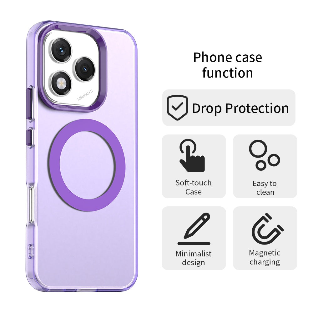 Coque MagSafe pour Honor 400 Lite, Techsuit, CandyCase, Violet