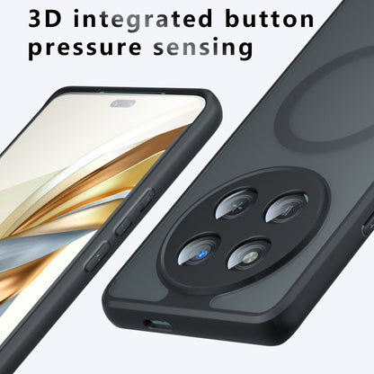 Coque MagSafe pour Honor 400 Lite, Techsuit, PureFrost, Noir Satiné