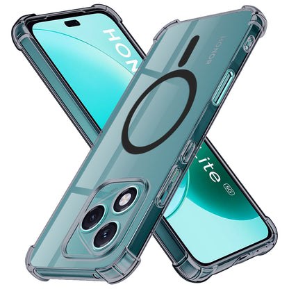 Coque MagSafe pour Honor 400 Lite, Techsuit, Transparent Antichoc, Fumé