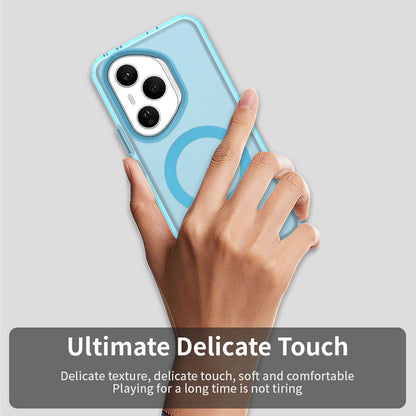 Coque MagSafe pour Honor 400 Pro, Techsuit, CandyCase, Bleue