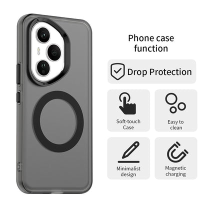 Coque MagSafe pour Honor 400 Pro, Techsuit, CandyCase, Noire