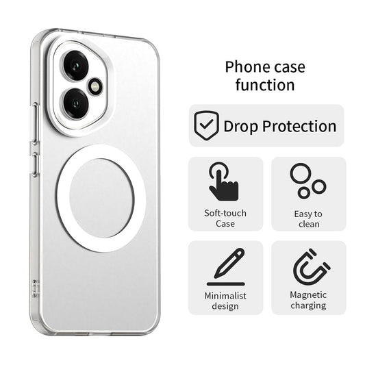 Coque MagSafe pour Honor 400, Techsuit, CandyCase, Blanche
