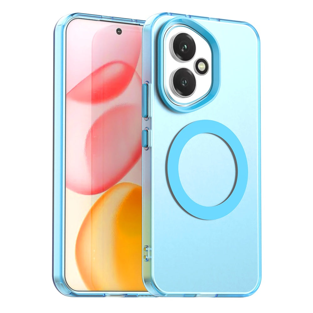 Coque MagSafe pour Honor 400, Techsuit, CandyCase, Bleue