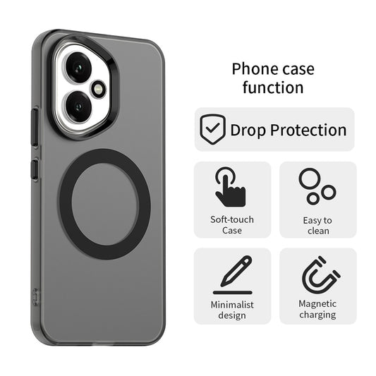 Coque MagSafe pour Honor 400, Techsuit, CandyCase, Noire