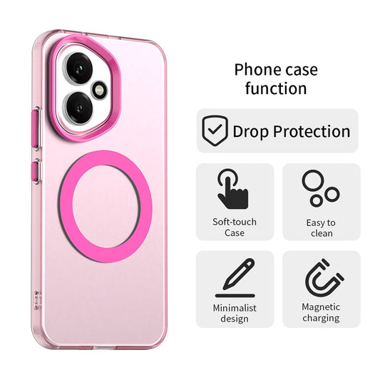 Coque MagSafe pour Honor 400, Techsuit, CandyCase, Rose