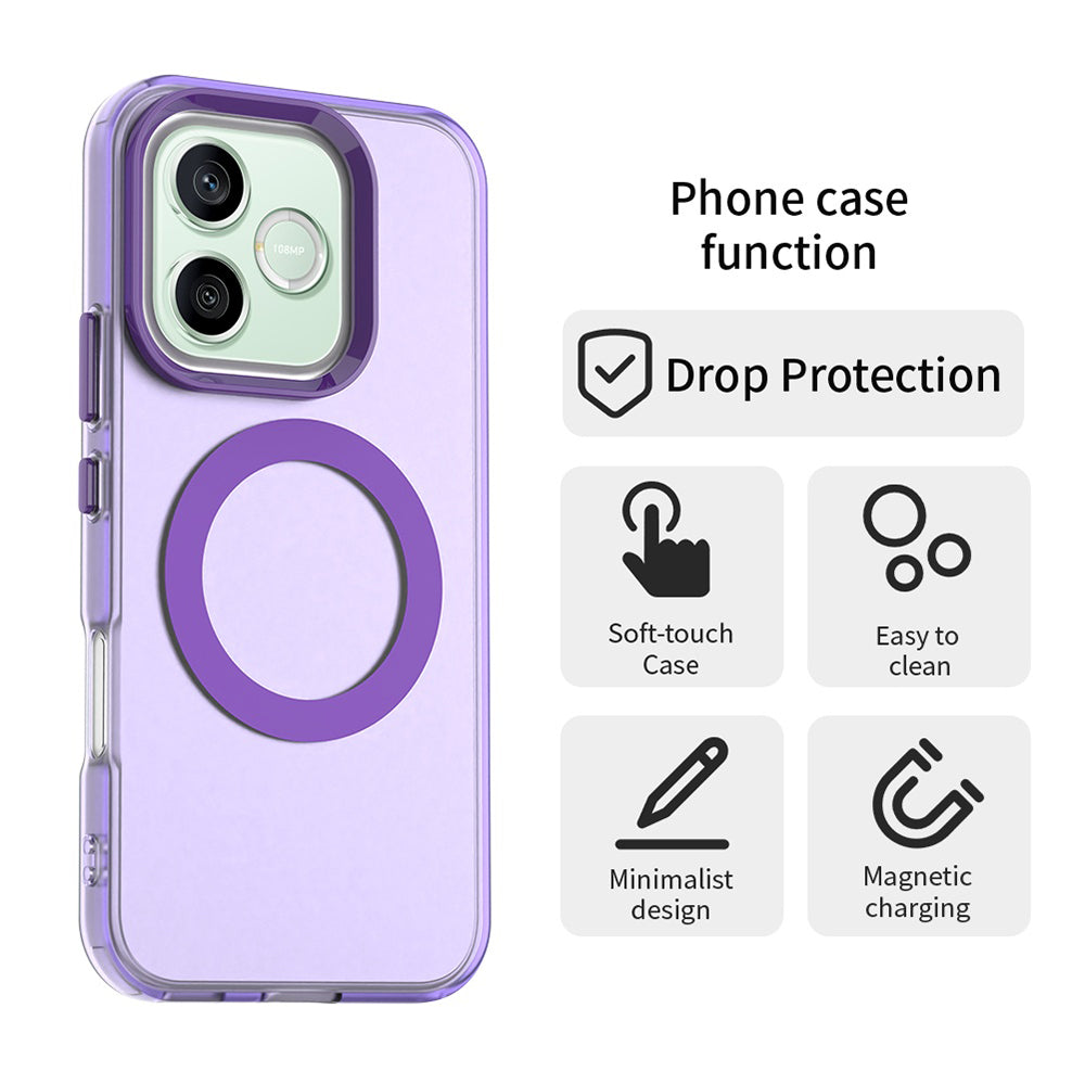 Coque MagSafe pour Honor 600 Lite, Techsuit, CandyCase, Violet