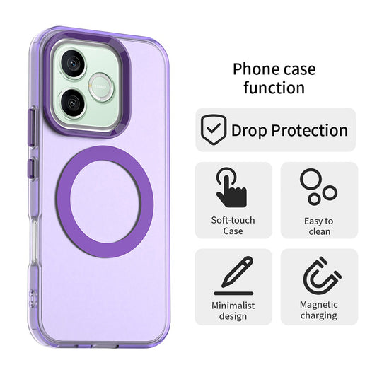 Coque MagSafe pour Honor 600 Lite, Techsuit, CandyCase, Violet