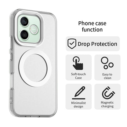 Coque MagSafe pour Honor 600 Pro / 600, Techsuit, CandyCase, Blanche