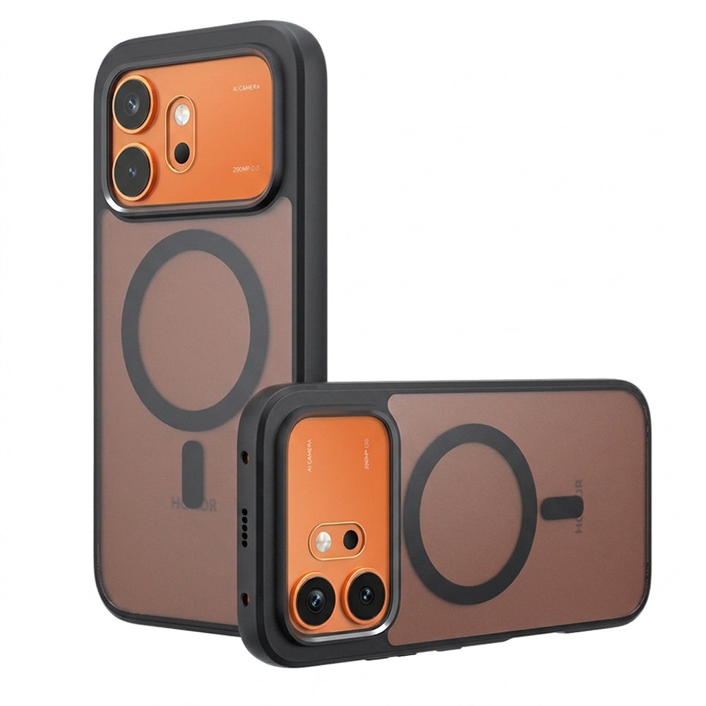 Coque MagSafe pour Honor 600 Pro / 600, Techsuit, PureFrost, Noir Satiné
