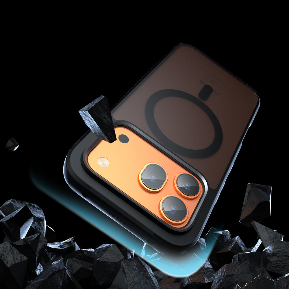 Coque MagSafe pour Honor 600 Pro / 600, Techsuit, PureFrost, Noir Satiné