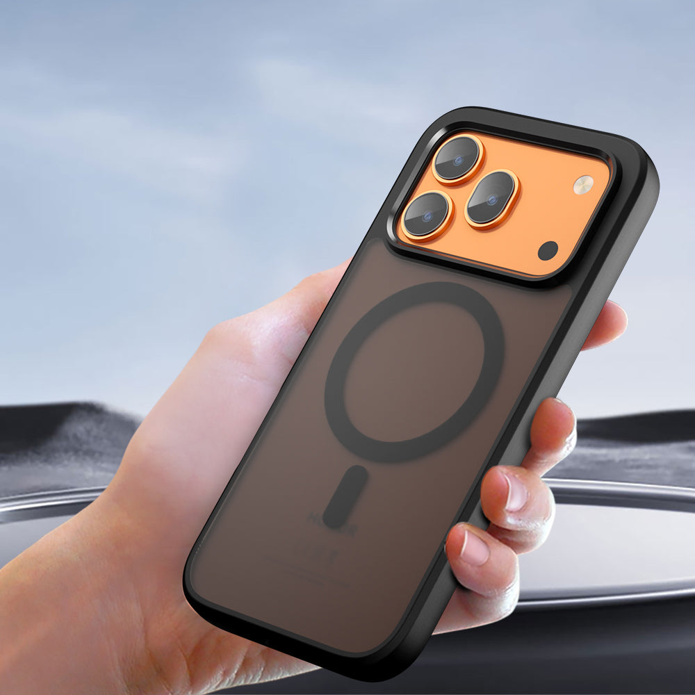 Coque MagSafe pour Honor 600 Pro / 600, Techsuit, PureFrost, Noir Satiné