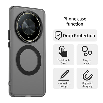 Coque MagSafe pour Honor Magic6 Lite, Techsuit, CandyCase, Noire