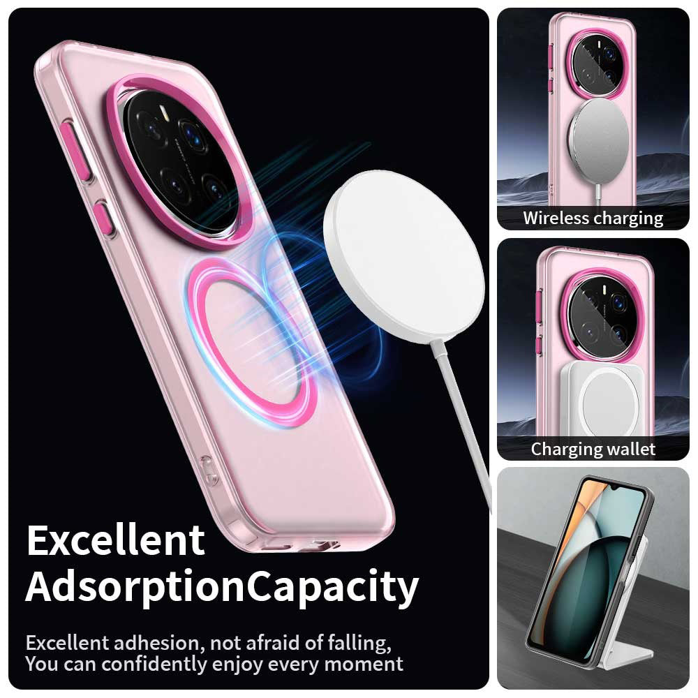 Coque MagSafe pour Honor Magic7 Pro, Techsuit, CandyCase, Rose