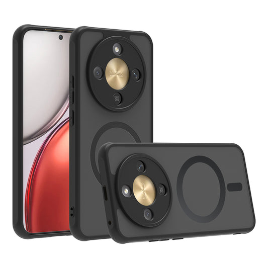 Housse MagSafe pour Honor Magic8 Lite, Techsuit, HaloFrost II, Noire