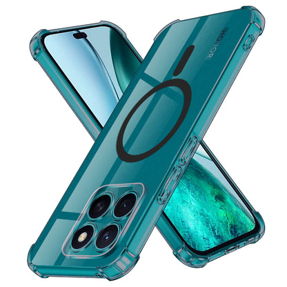 Coque MagSafe pour Honor X8c, Techsuit, Transparent Antichoc, Fumé