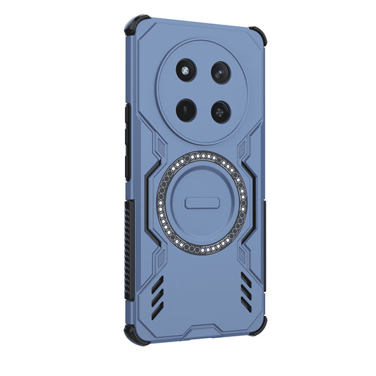 Coque MagSafe pour Honor X9c / Magic7 Lite, Techsuit, ArmorMag, Bleue