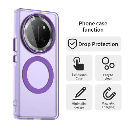 Coque MagSafe pour Honor X9c / Magic7 Lite, Techsuit, CandyCase, Violet