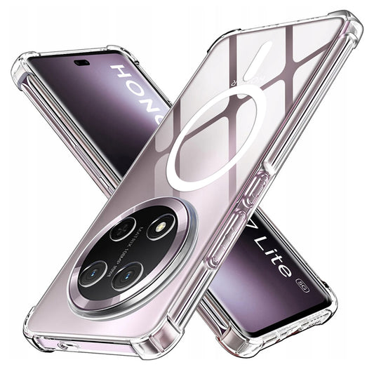 Coque MagSafe pour Honor X9c / Magic7 Lite, Techsuit, Antichoc, Transparente