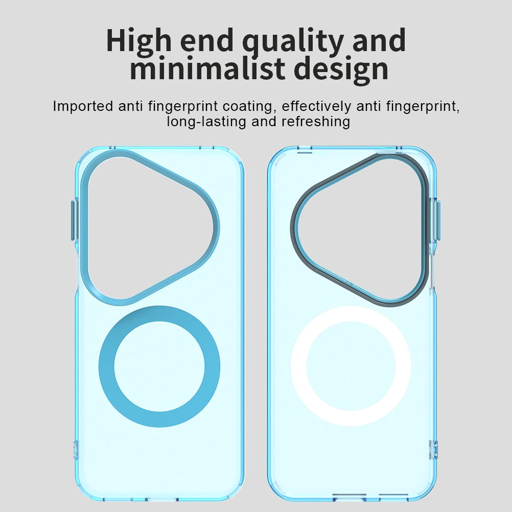 Coque MagSafe pour Huawei Pura 80 Ultra, Techsuit, CandyCase, Bleue