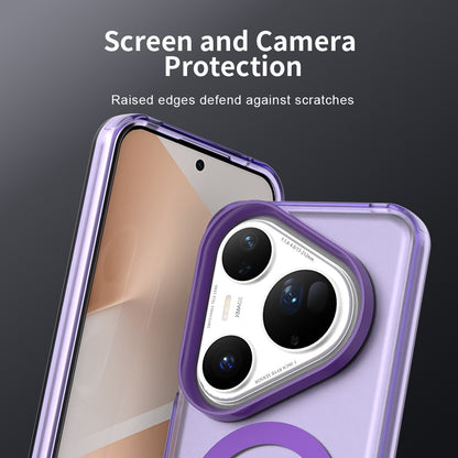 Coque MagSafe pour Huawei Pura 80 Ultra, Techsuit, CandyCase, Violet