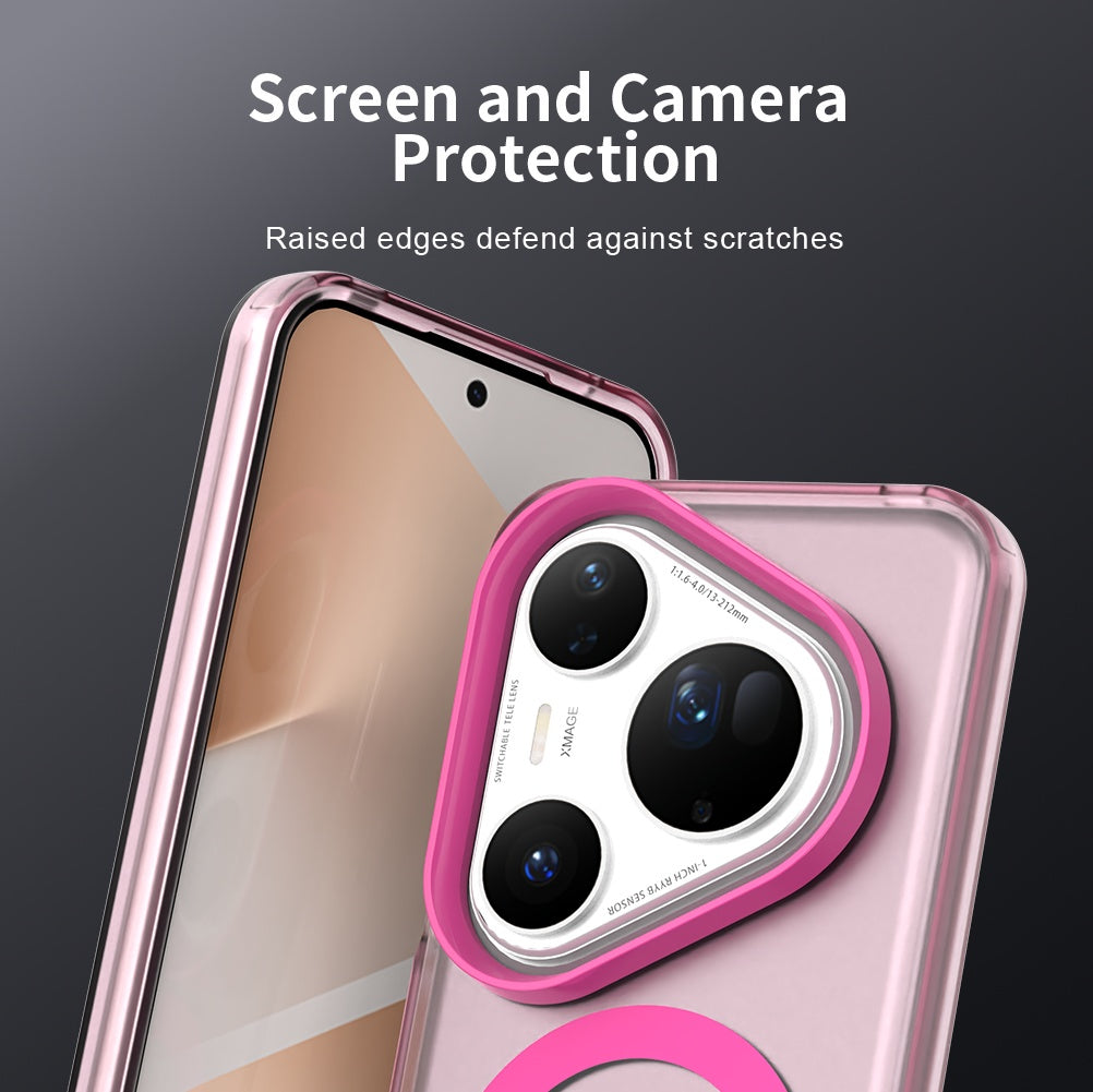 Coque MagSafe pour Huawei Pura 80 Ultra, Techsuit, CandyCase, Rose