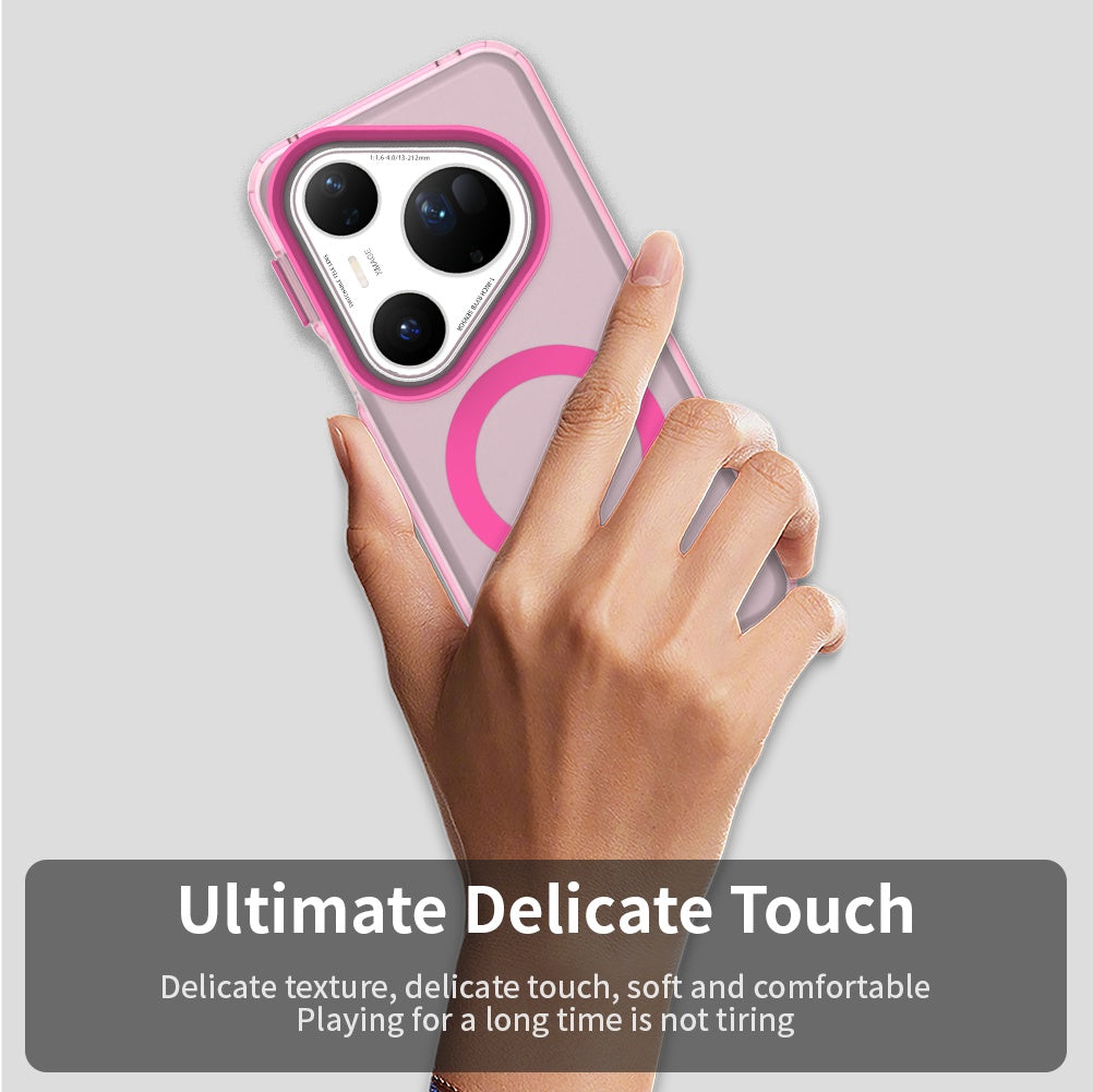 Coque MagSafe pour Huawei Pura 80 Ultra, Techsuit, CandyCase, Rose
