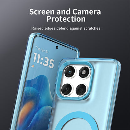 Coque MagSafe pour Motorola Edge 60 Fusion / Edge 60, Techsuit, CandyCase, Bleue