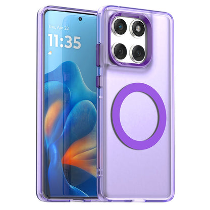 Coque MagSafe pour Motorola Edge 60 Fusion / Edge 60, Techsuit, CandyCase, Violet