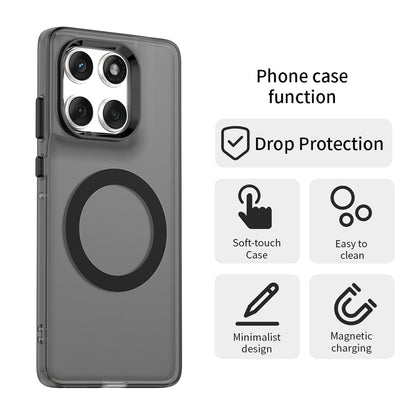 Coque MagSafe pour Motorola Edge 60 Fusion / Edge 60, Techsuit, CandyCase, Noire