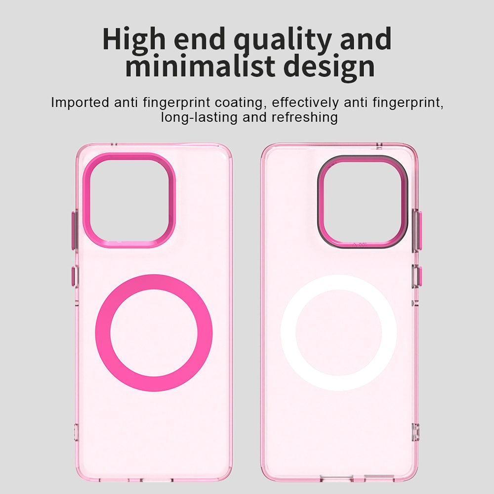 Coque MagSafe pour Motorola Edge 60 Fusion / Edge 60, Techsuit, CandyCase, Rose