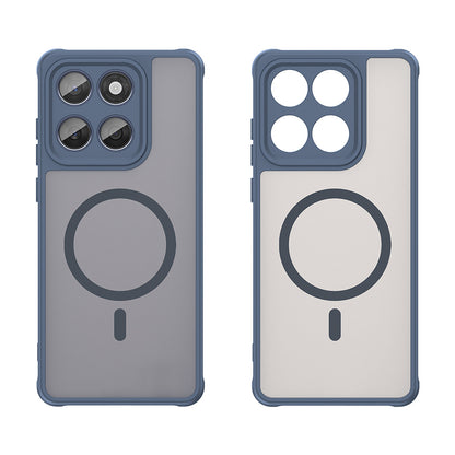 Coque MagSafe pour Motorola Edge 60 Fusion / Edge 60, Techsuit, HaloFrost II, Bleu marine