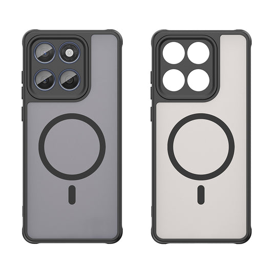 Coque MagSafe pour Motorola Edge 60 Fusion / Edge 60, Techsuit, HaloFrost II, Noire