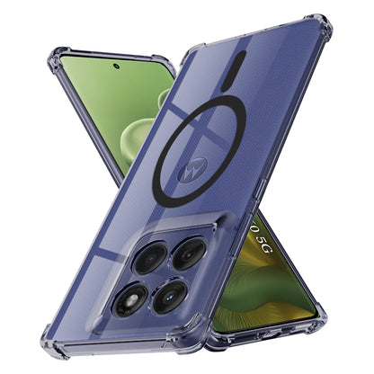 MagSafe Case for Motorola Edge 60 Fusion / Edge 60, Techsuit, Shockproof Clear, Smoke