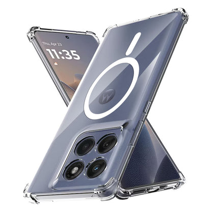 Coque MagSafe pour Motorola Edge 60 Fusion / Edge 60, Techsuit, Antichoc, Transparente