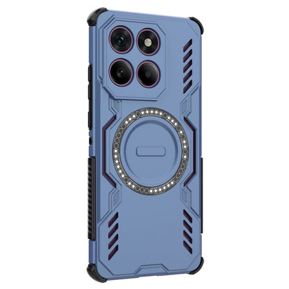 Coque MagSafe pour Motorola Edge 60 Pro, Techsuit, ArmorMag, Bleue